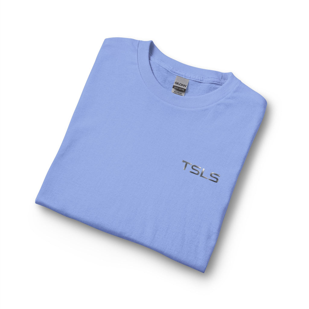 Sunset Drive Long Sleeve Tee — Beach Palm Photo Back Print
