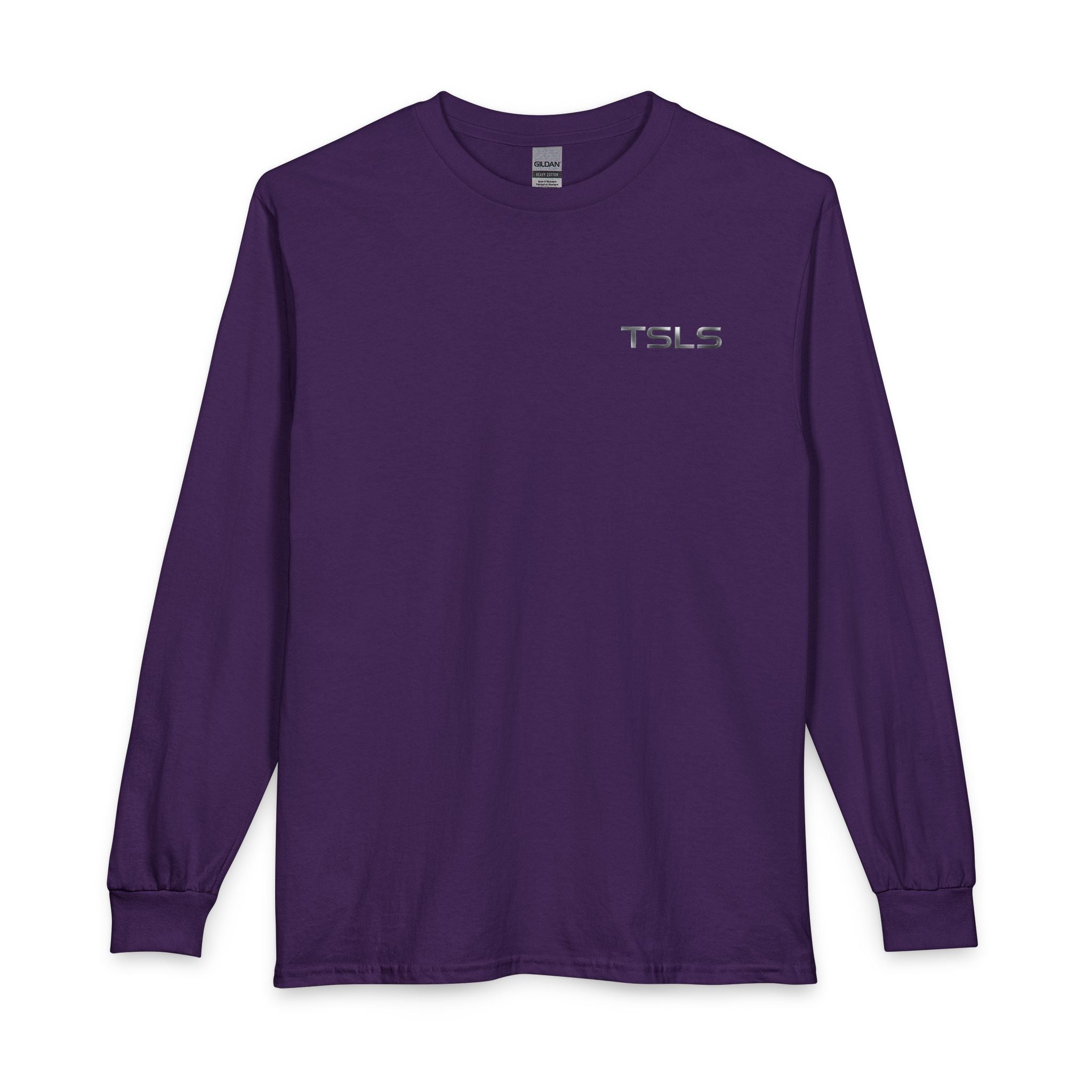 Sunset Drive Long Sleeve Tee — Beach Palm Photo Back Print