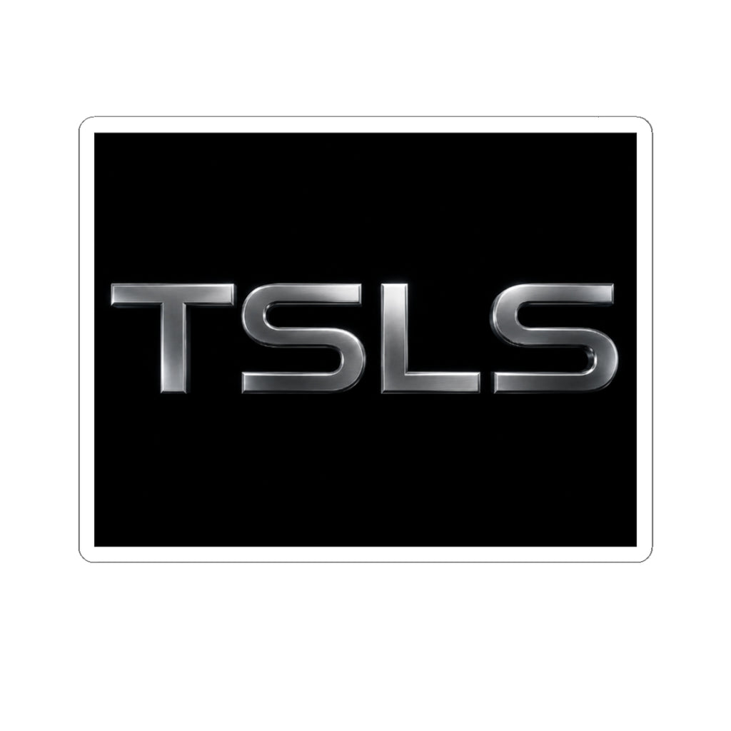 TSLS Metallic Logo Sticker – Glossy Kiss-Cut Vinyl