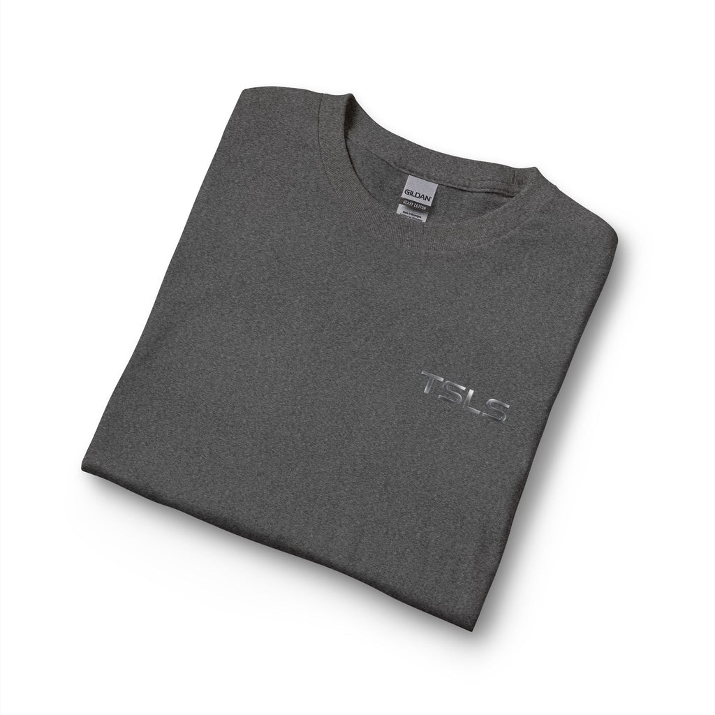 Sunset Drive Long Sleeve Tee — Beach Palm Photo Back Print