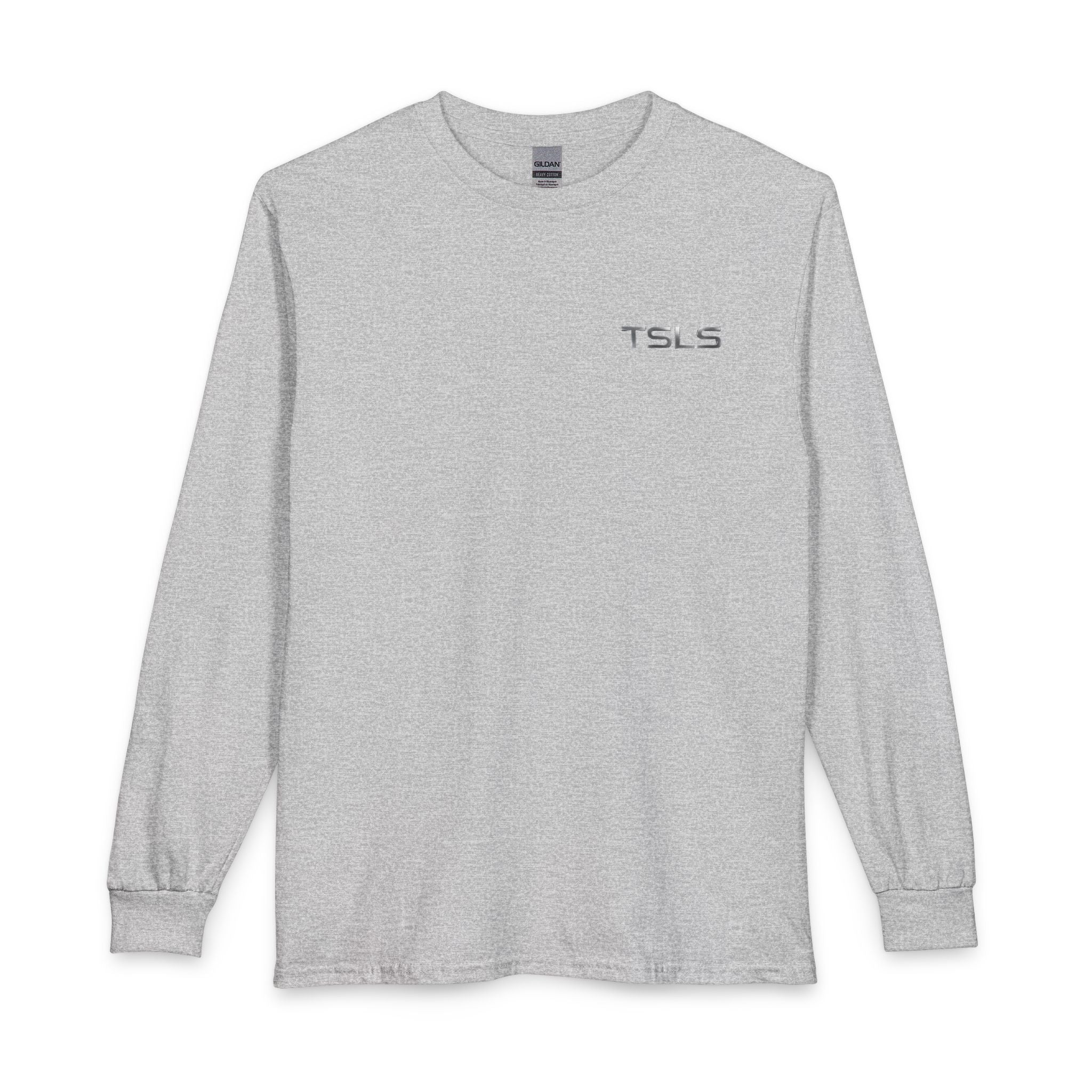 Sunset Drive Long Sleeve Tee — Beach Palm Photo Back Print