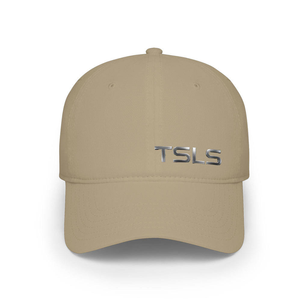 TSLS Embroidered Low Profile Baseball Cap — Red Casual Sport Hat
