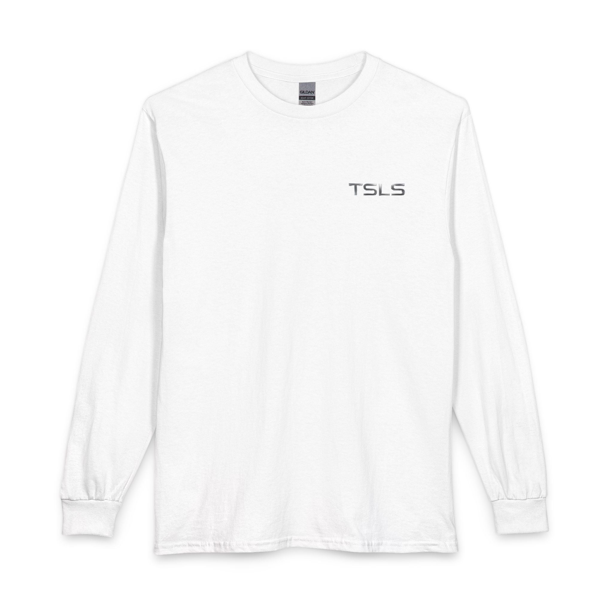 Sunset Drive Long Sleeve Tee — Beach Palm Photo Back Print