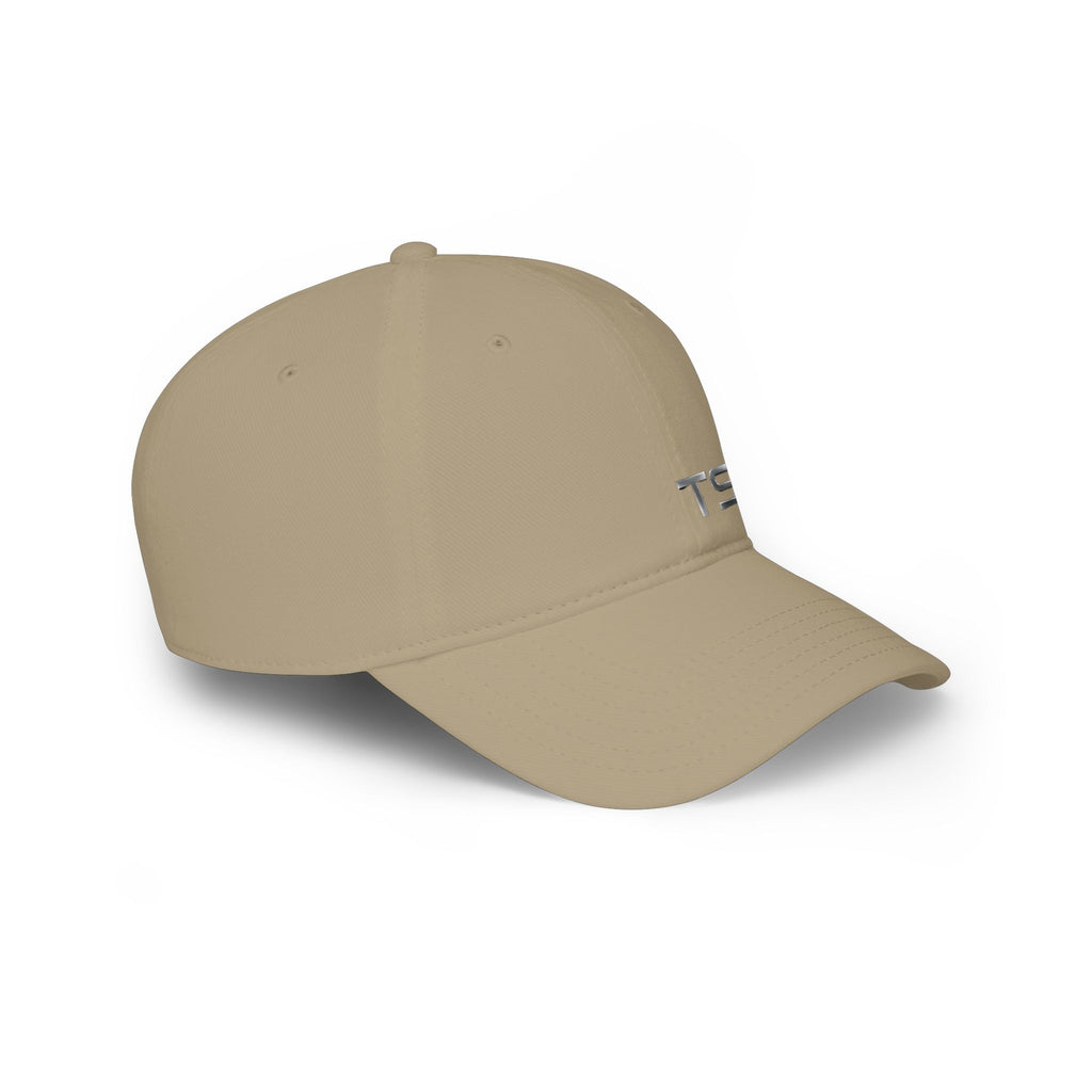 TSLS Embroidered Low Profile Baseball Cap — Red Casual Sport Hat