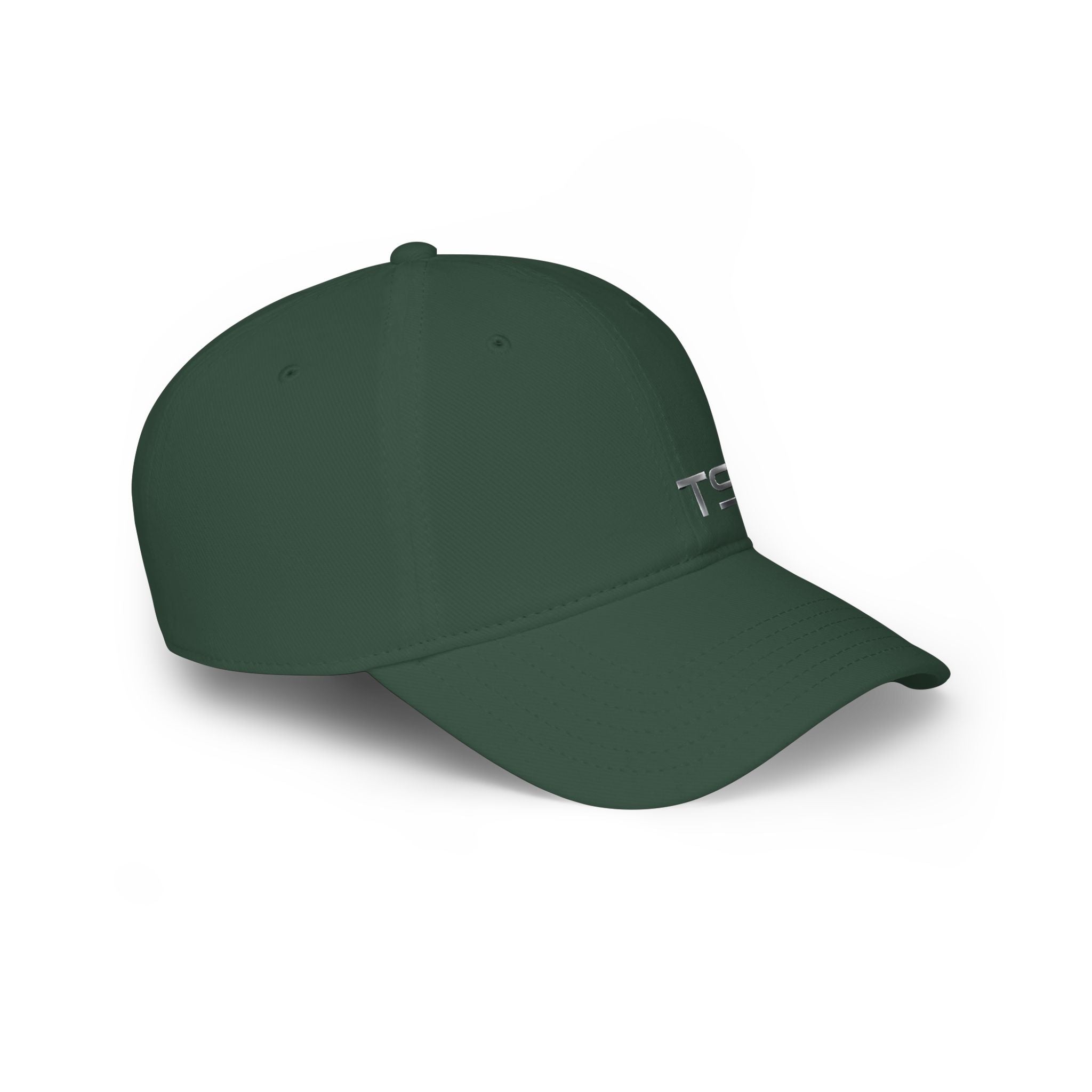 TSLS Embroidered Low Profile Baseball Cap — Red Casual Sport Hat