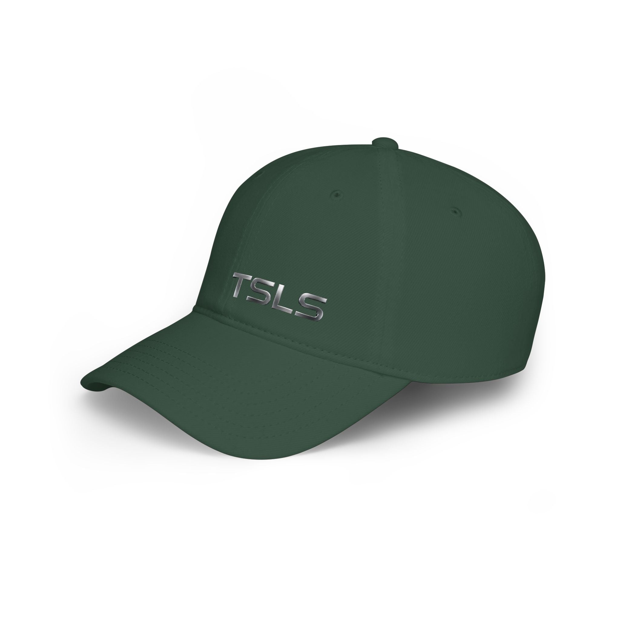 TSLS Embroidered Low Profile Baseball Cap — Red Casual Sport Hat