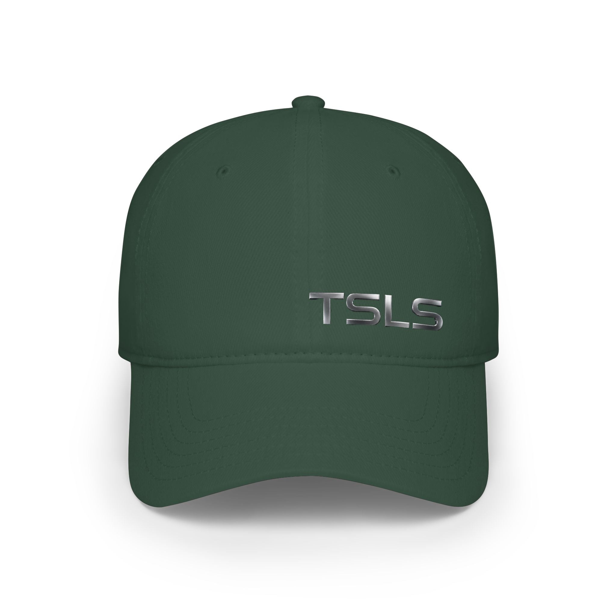 TSLS Embroidered Low Profile Baseball Cap — Red Casual Sport Hat