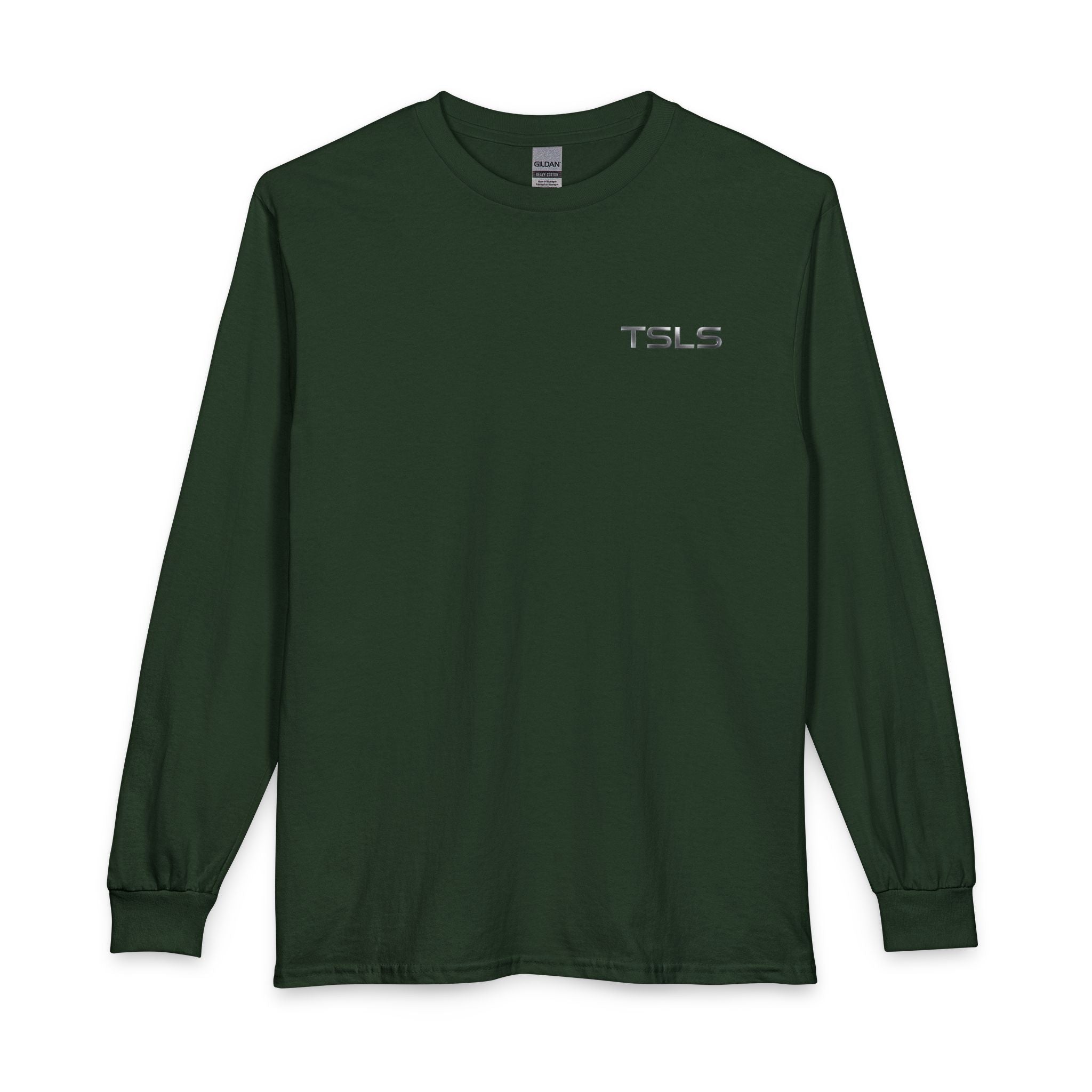 Sunset Drive Long Sleeve Tee — Beach Palm Photo Back Print