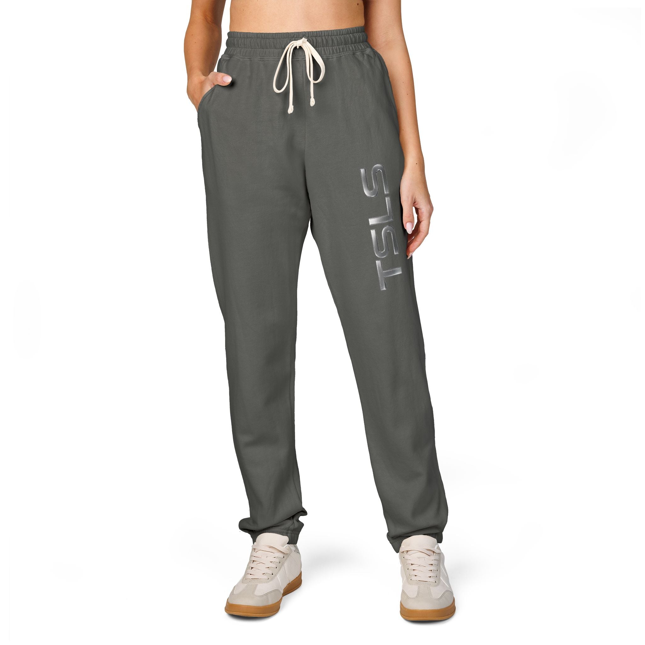 TSLS Logo Sweatpants — Garment-Dyed Fleece Joggers